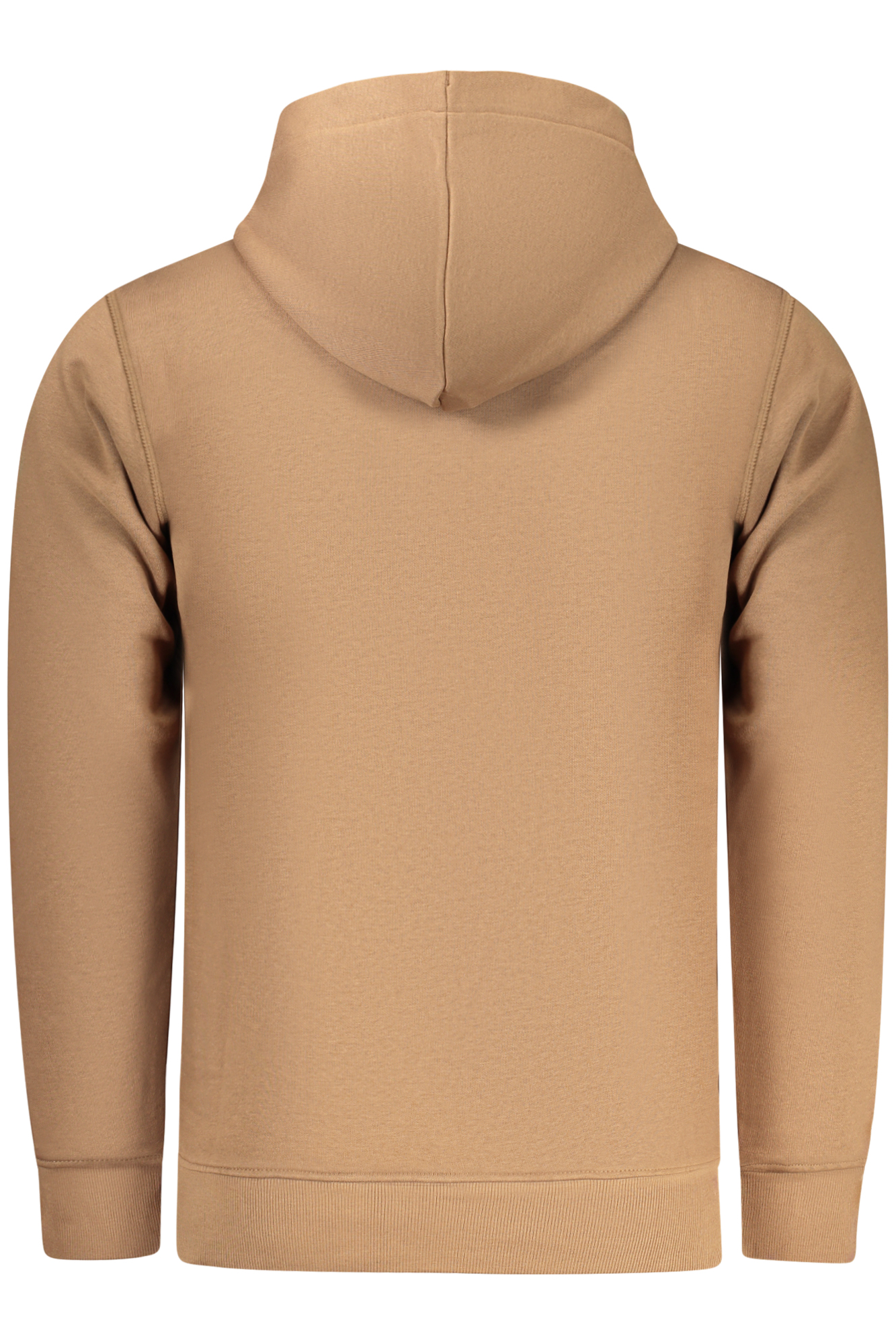 RIFLE FELPA CON ZIP UOMO MARRONE - immagine 2