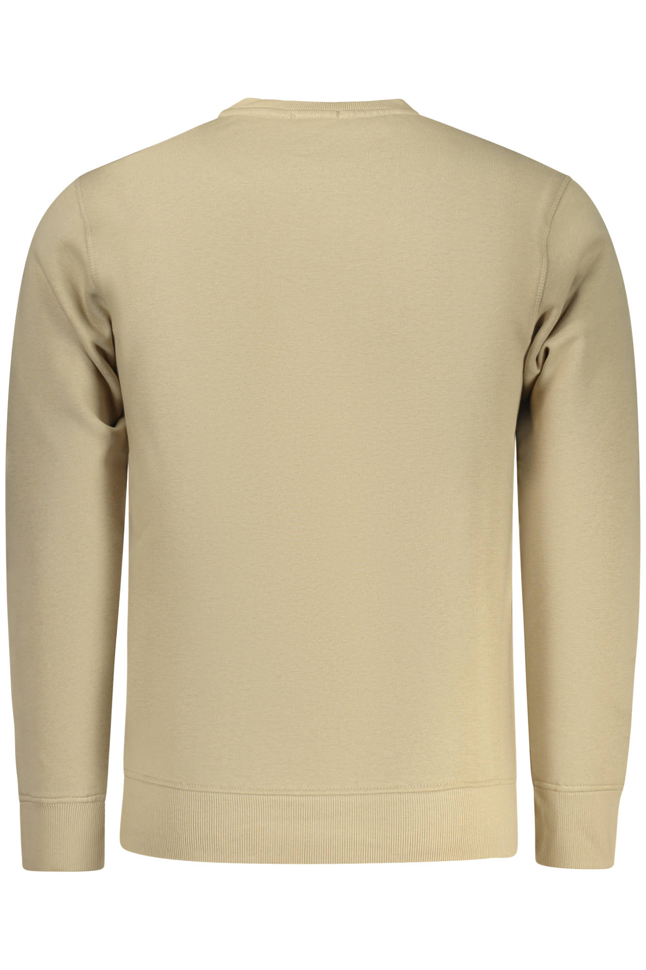RIFLE FELPA SENZA ZIP UOMO BEIGE - immagine 2