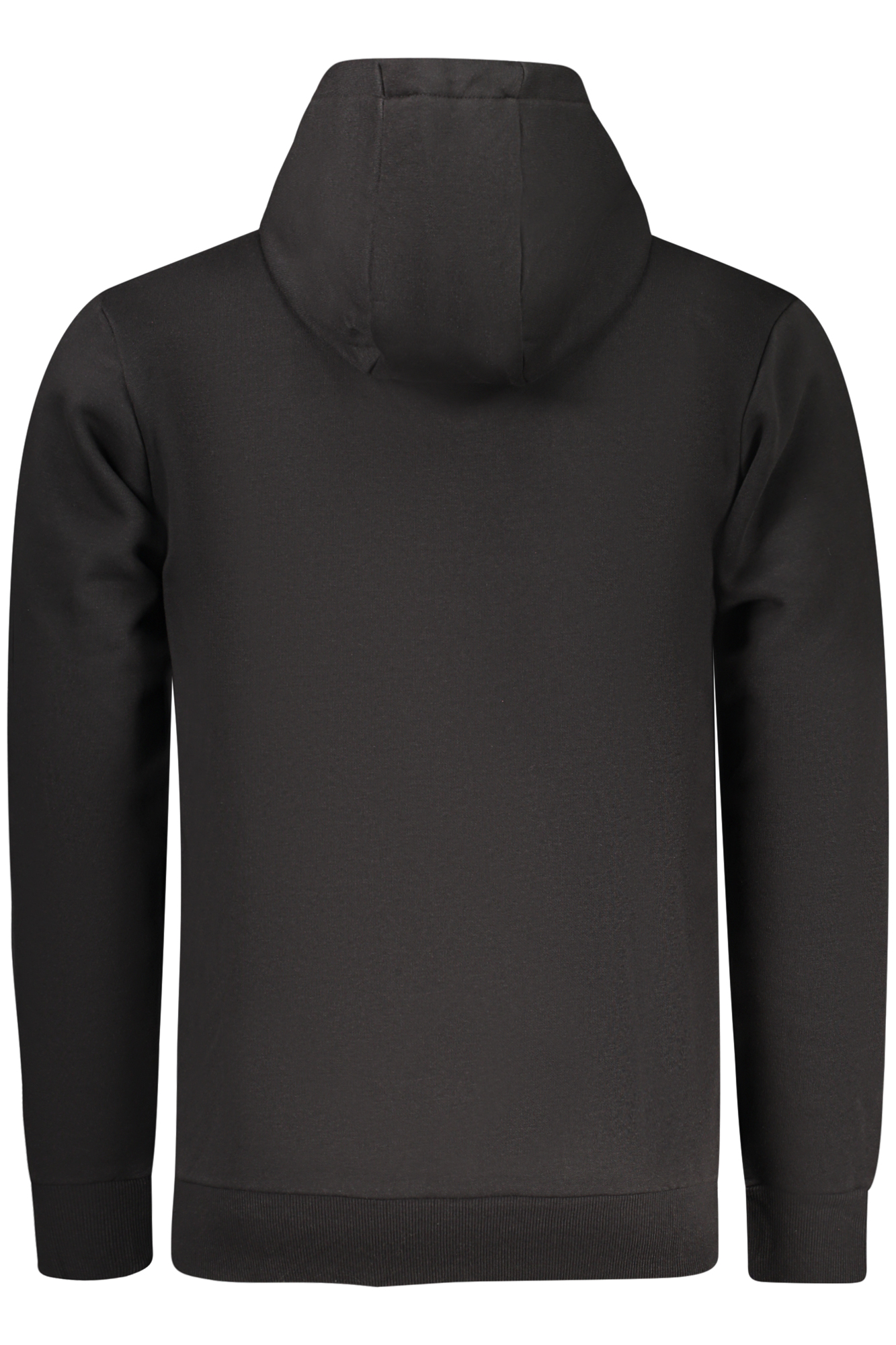 RIFLE FELPA SENZA ZIP UOMO NERO - immagine 2