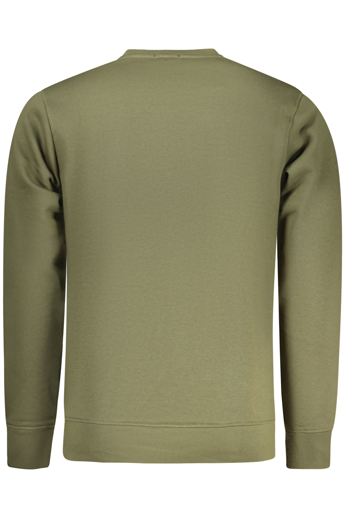 RIFLE FELPA SENZA ZIP UOMO VERDE - immagine 2