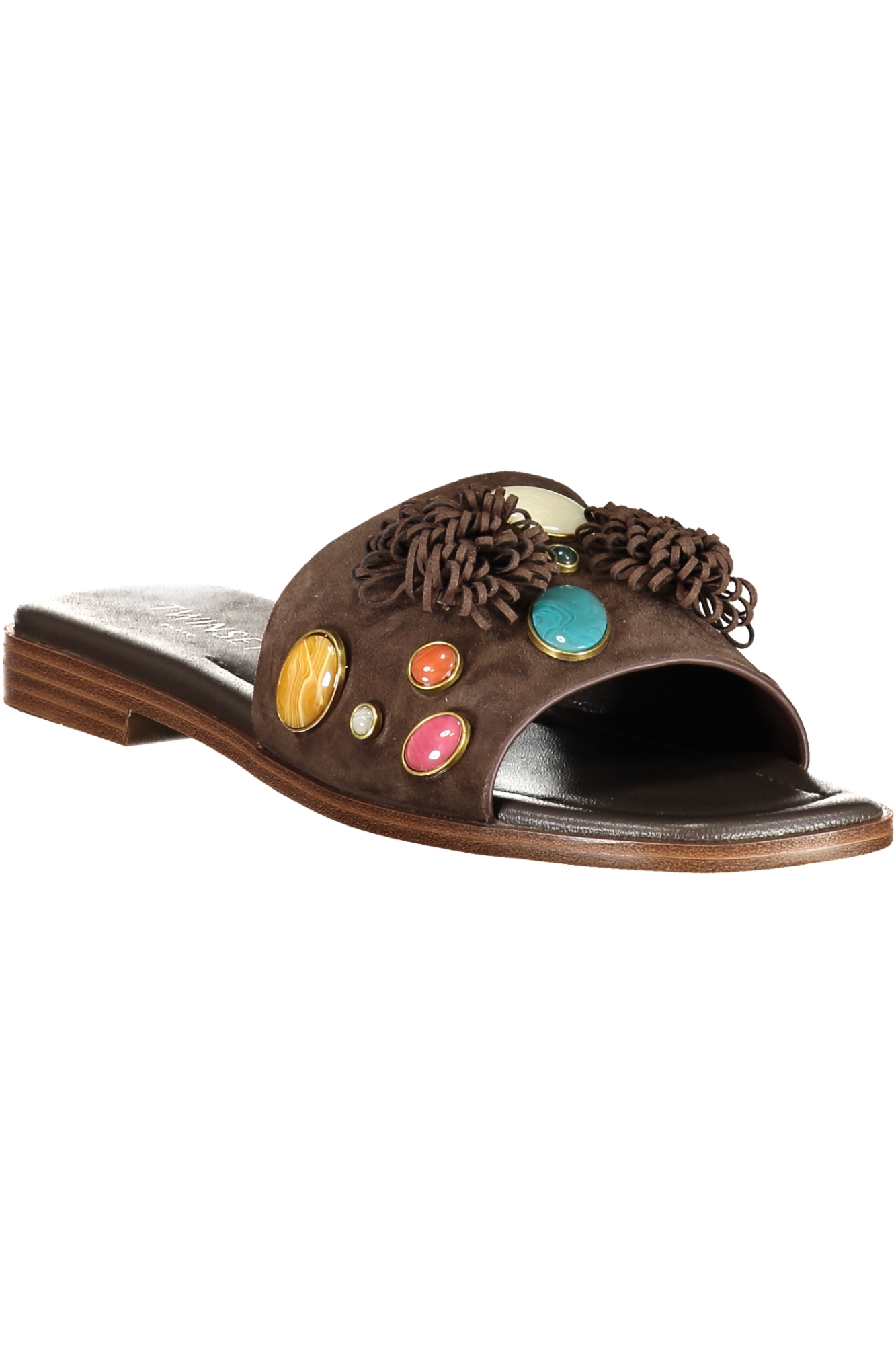 TWINSET CALZATURA CIABATTA DONNA MARRONE - immagine 2