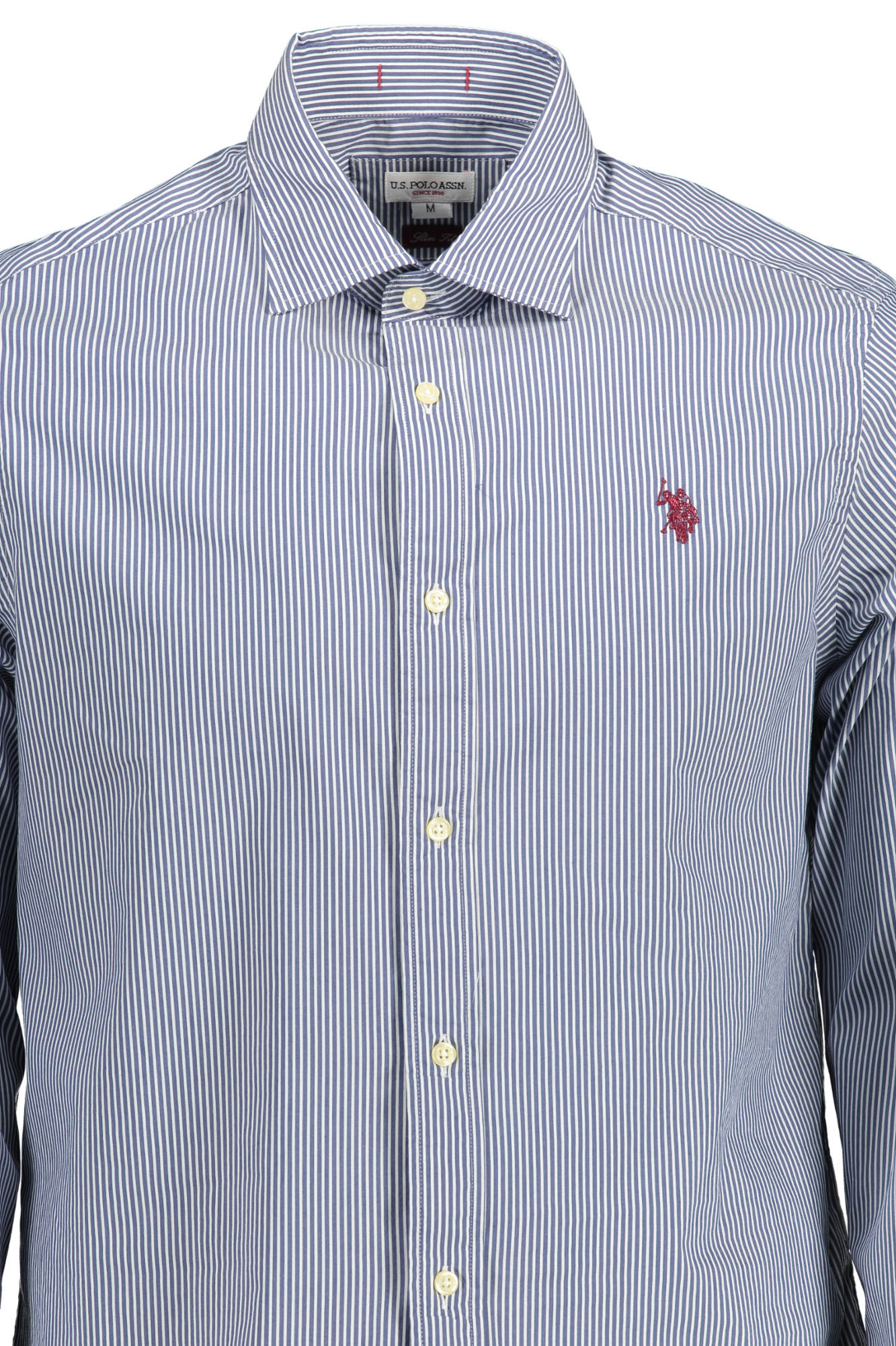 U.S. POLO CAMICIA MANICHE LUNGHE UOMO BLU - immagine 2